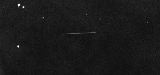 asteroid 2005 YU trail, imaged at the Virtual Telescope during our live show