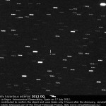 The potentially hazardous asteroid 200OQ, observed in Aug 2012