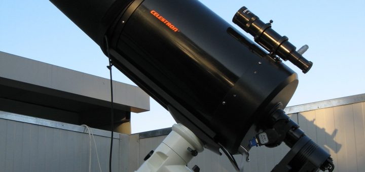 The C11 telescope on Vixen Atlux Mount