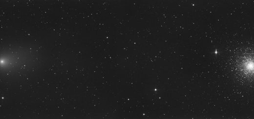 Comet C/2009 P1 (Garradd) and M15 (2011)