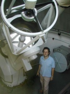The author at Campo Catino observatory