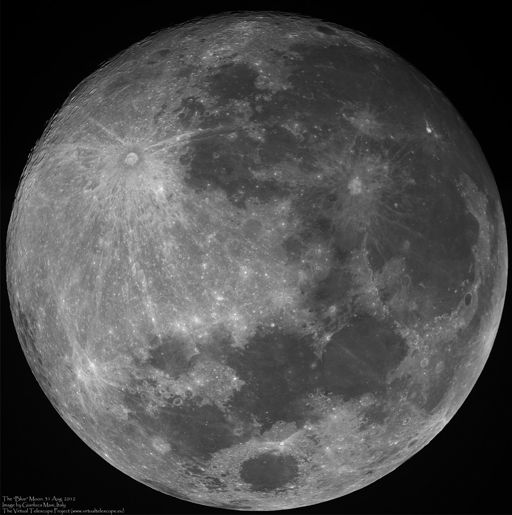 The "blue" Moon: 31 Aug. 2012