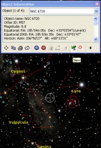 Il pannello di controllo del Virtual Telescope