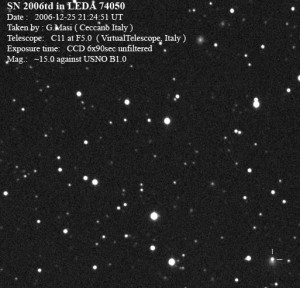 Supernova 2006tb, confirmed at the Virtual Telescope