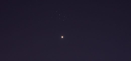 Venus is approaching the Pleiades