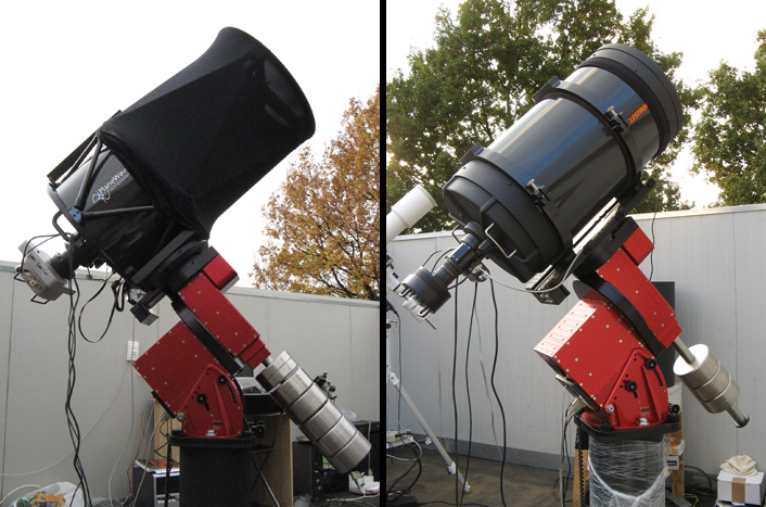 The 17" and 14" units part of the Virtual Telescope