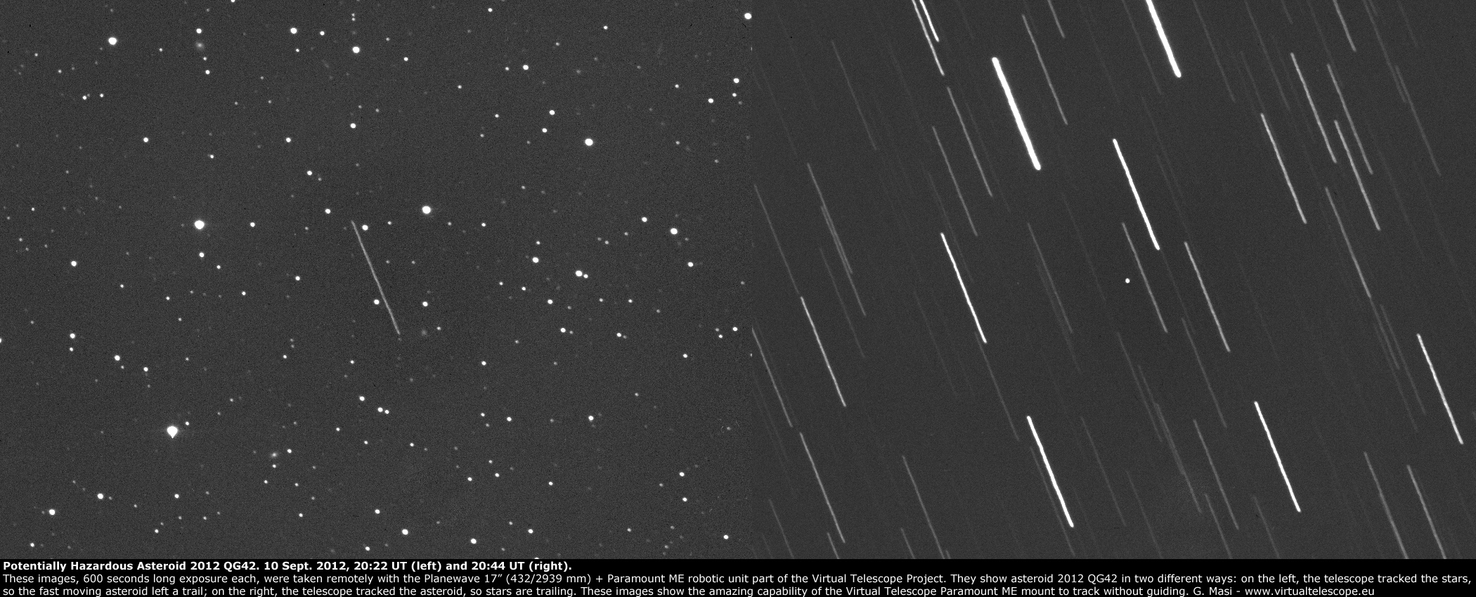 Potentially Hazardous Asteroid 2012 QG42 (10 Sept. 2012)