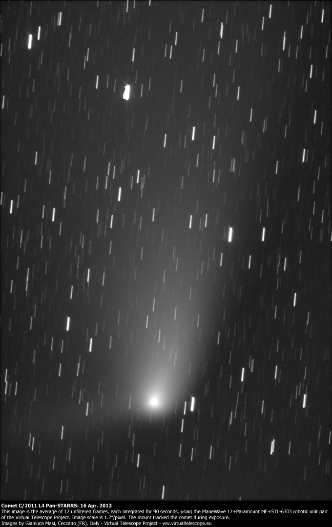 Comet C/2011 L4 Pan-STARRS: 16 Apr. 2013
