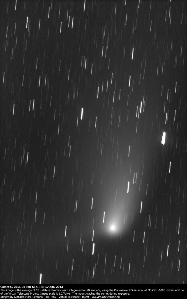 Comet C/2011 L4 Pan-STARRS: 17 Apr. 2013