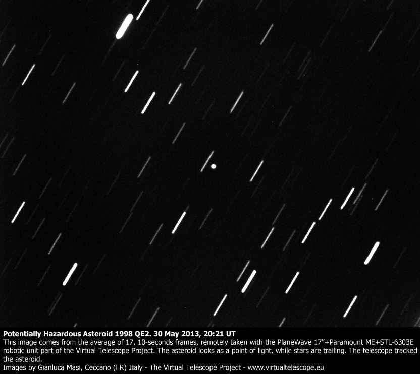 Potentially Hazardous Asteroid 1998 QE2: 30 May 2013