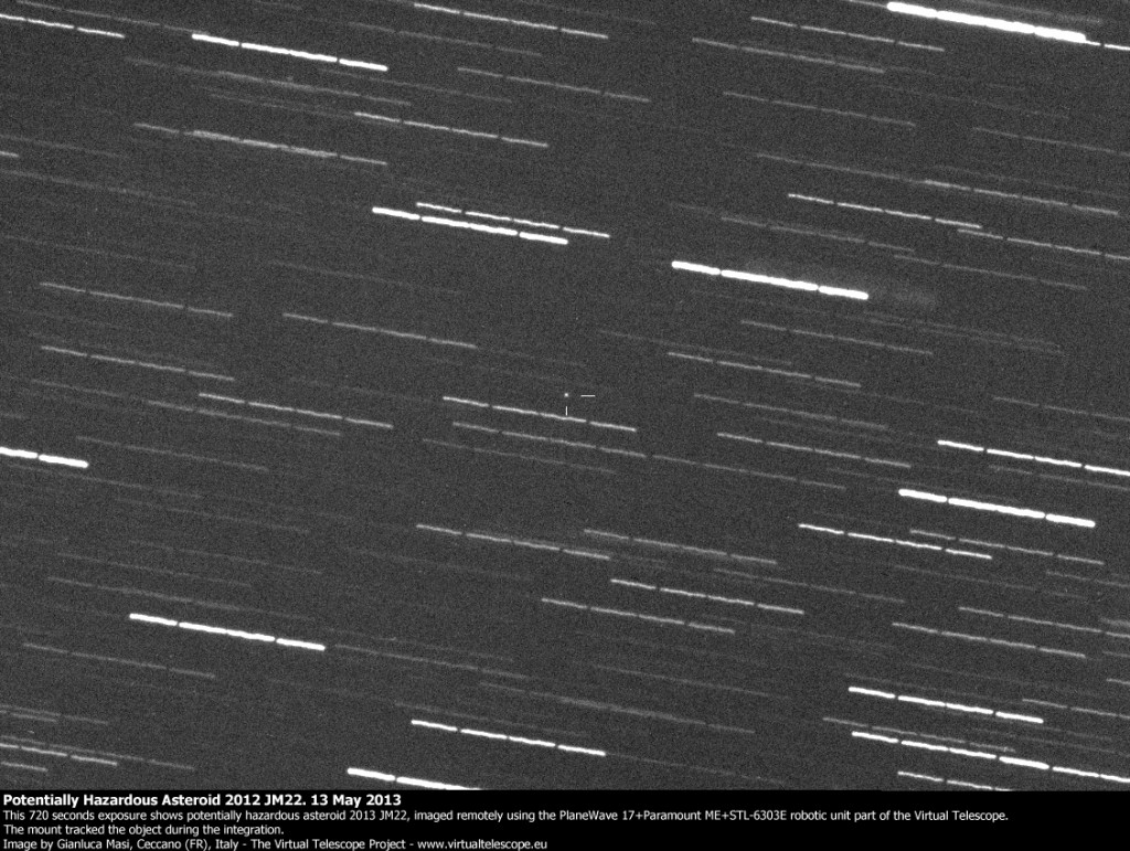 Potentially Hazardous Asteroid 2013 JM22