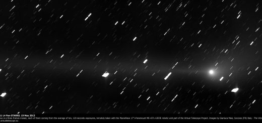 Comet C/2001 L4 Pan-STARRS: a mosaic (19 May 2013)