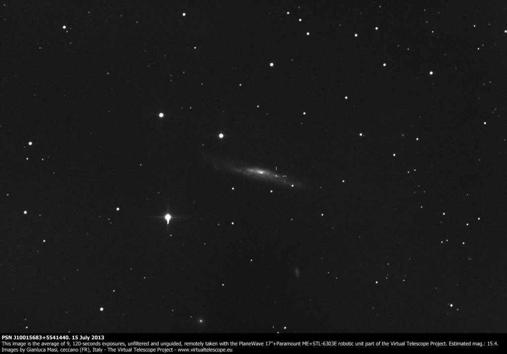 PSN J10015683+5541440 in NGC 3079