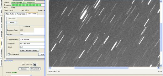 (277475) 2005 WK4 while imaged via the Virtual Telescope