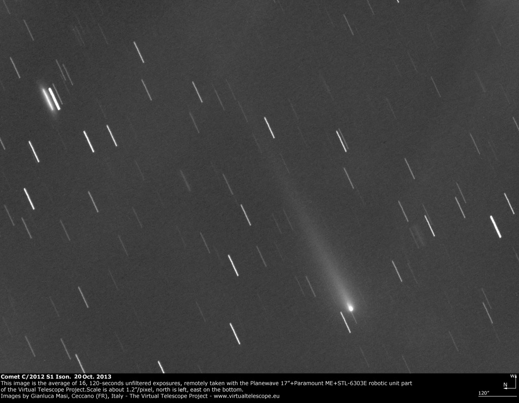 Comet C/2012 S1 Ison: 17 Oct. 2013