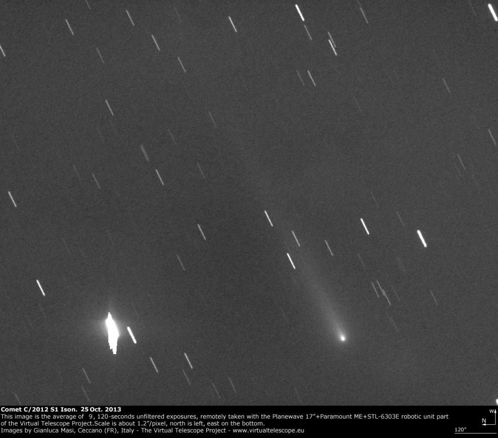 Comet C/2012 S1 Ison: 25 Oct. 2013