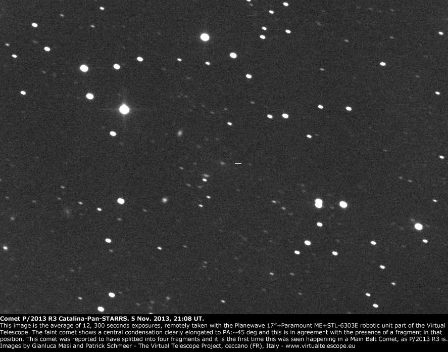 Comet C/2013 R3 Catalina-  Pan-STARRS: 5 Nov. 2013