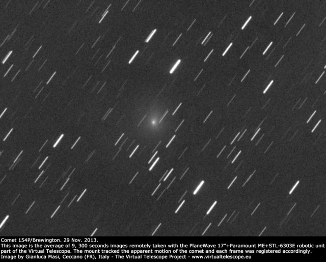 Comet 154P/Brewington: 29 Nov. 2013