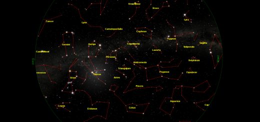 Star Chart: 15 Dec. 2013, 19:30 UT for (13°E,41°N)