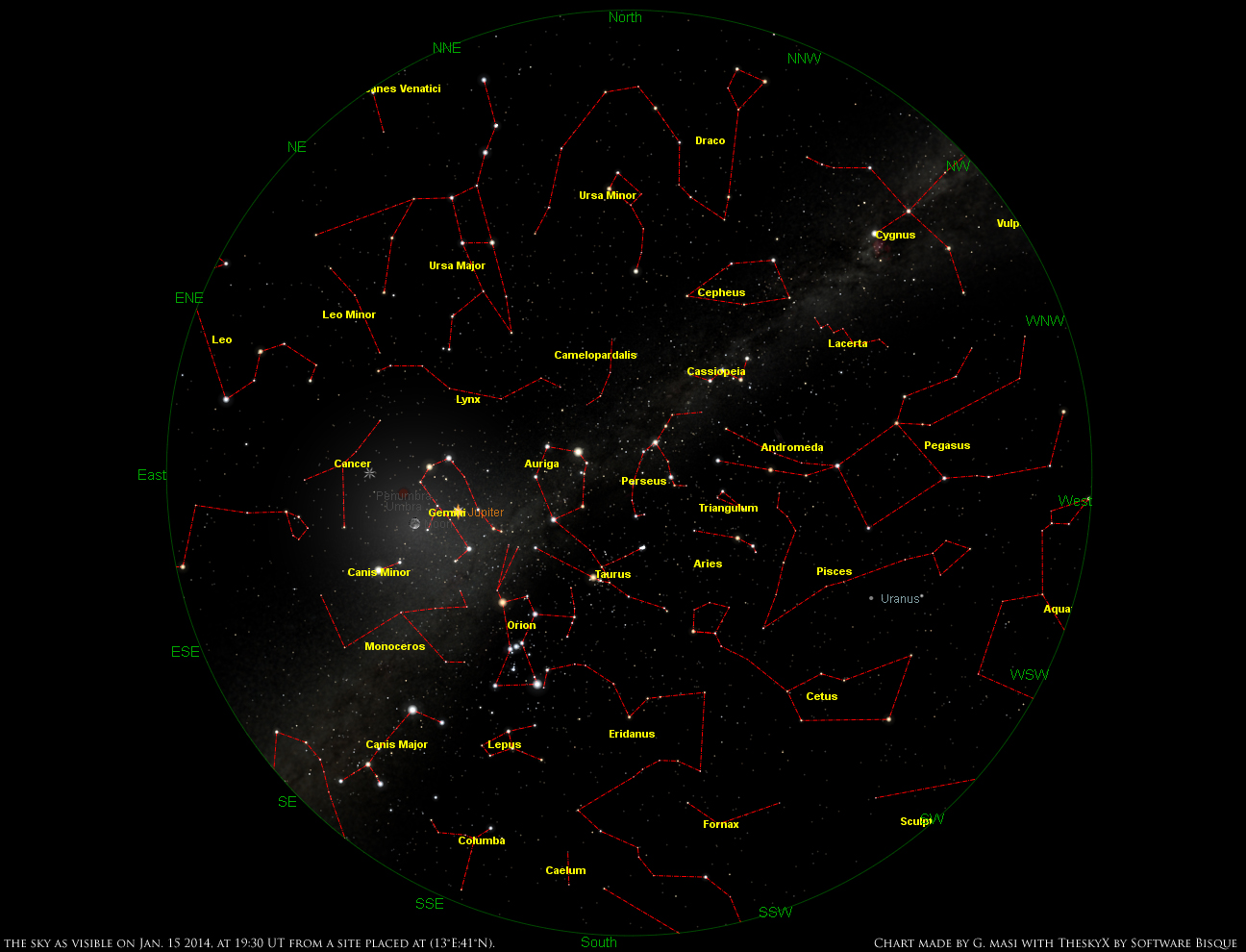 Sky And Telescope Sky Chart