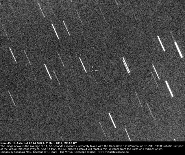 Near-Earth Asteroid 2014 DU22: 7 Mar. 2014