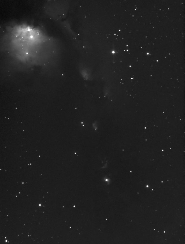 The McNeil Nebula and V1647 Ori on 23 Feb. 2014