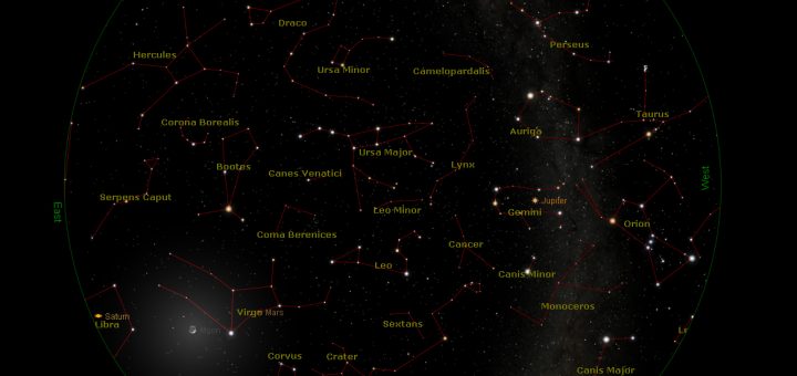 Star Chart: 15 Apr. 2014, 20:00 UT for (13°E,41°N)