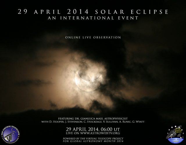 29 April 2014 Solar Eclipse: poster