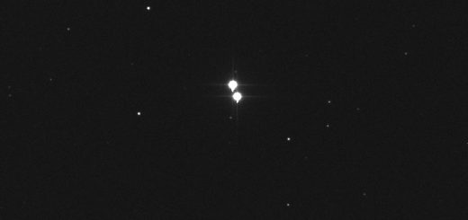 Asteroid (4) Vesta shows its motion