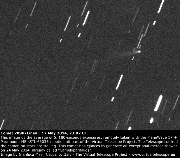 Comet 209P/Linear: 17 May 2014