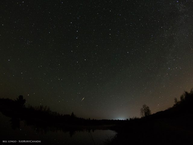Camelopardalids - image by Bill Longo, Sudbury, Canada