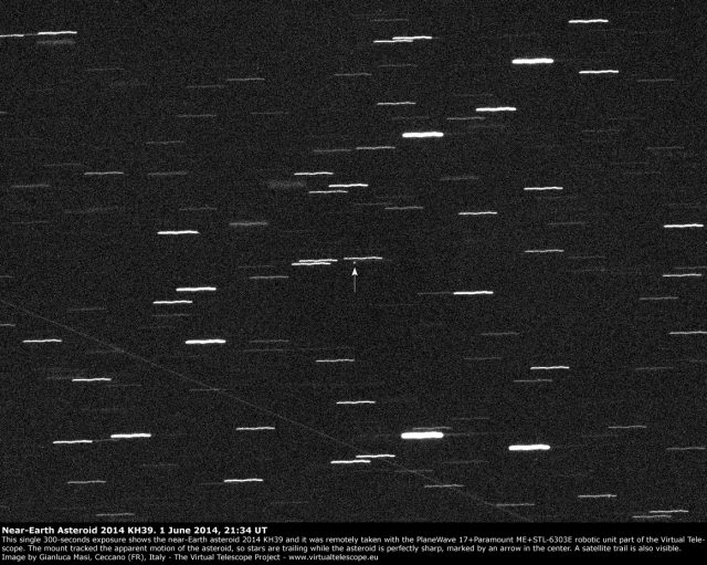 Near-Earth asteroid 2014 KH39: 1 June 2014