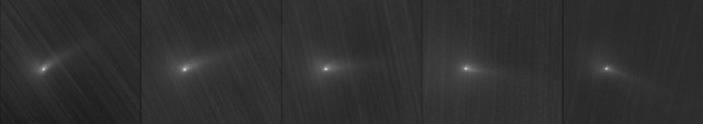 Comet C/2013 UQ4 Catalina: compared views from 9, 10, 11, 12 and almost 13 July 2014