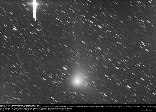 Comet C/2014 E2 Jacques: 26 July 2014