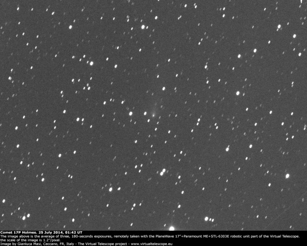 Comet 17P/Holmes: 25 July 2014