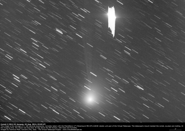 Comet C/2014 E2 Jacques: 2 Aug. 2014