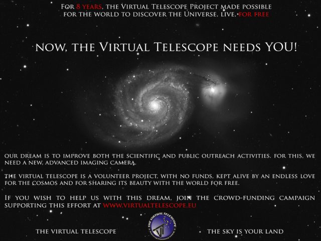 Virtual Telescope's Crowd-funding Campaign 2014