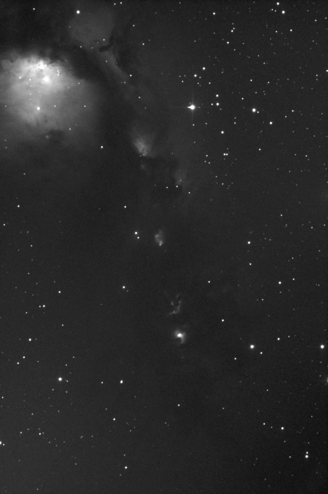 The McNeil Nebula and V1647 Ori on 29 Sept. 2014