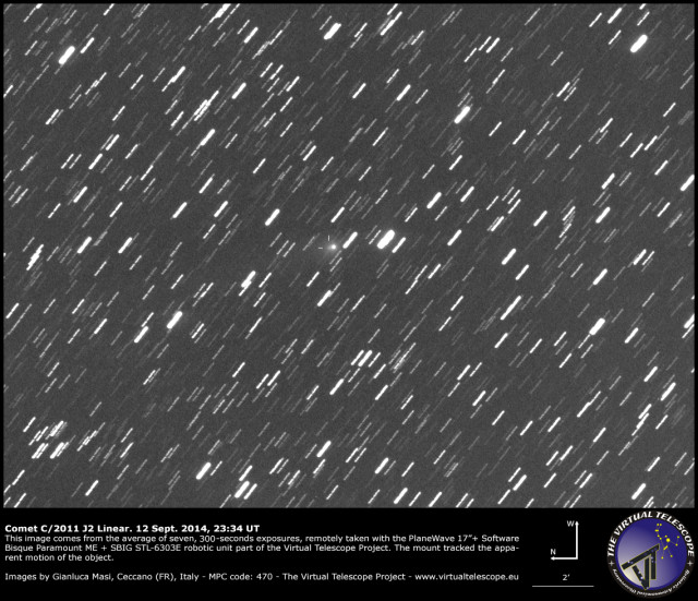 Comet C/2011 J2 Linear: 12 Sept. 2014
