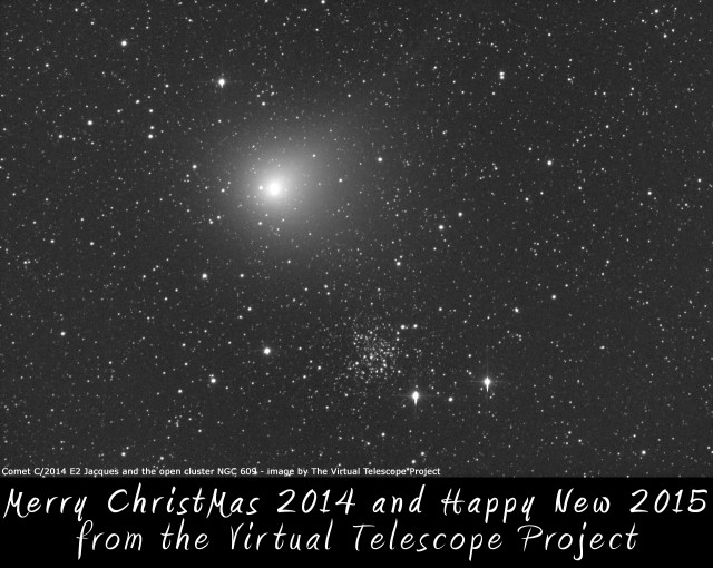 Virtual Telescope's Christmas 2014 card 