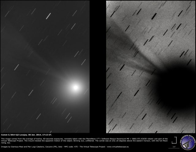 Comet C/2014 Q2 Lovejoy: 05 Jan. 2015