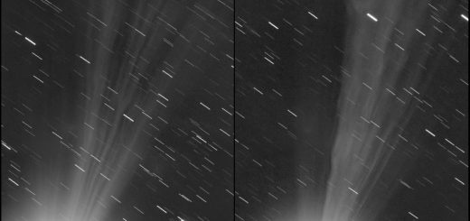 Comet C/2014 Q2 Lovejoy: 12 vs 13 Jan. 2015