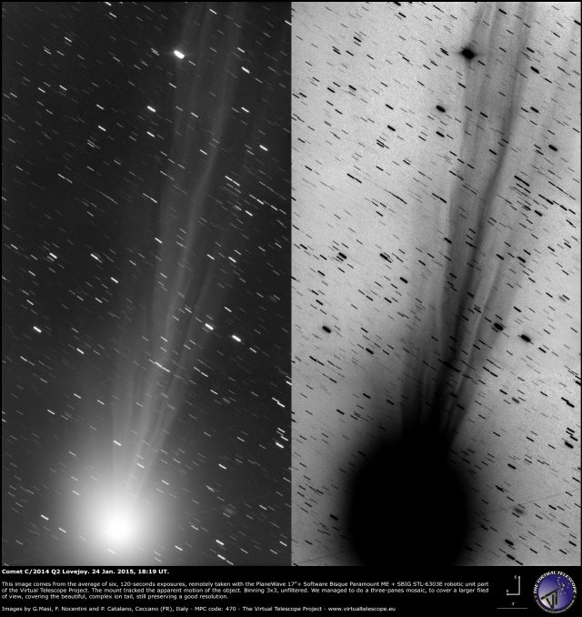 Comet C/2014 Q2 Lovejoy: 24 Jan. 2015