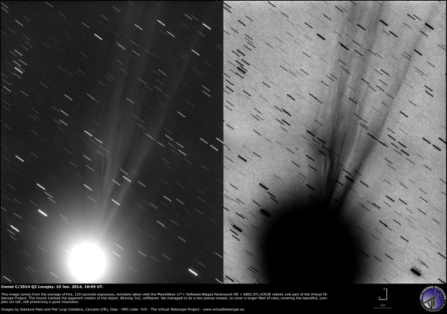 Comet C/2014 Q2 Lovejoy: 10 Jan. 2015