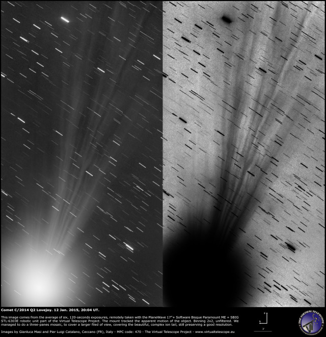 Comet C/2014 Q2 Lovejoy: 12 Jan. 2015