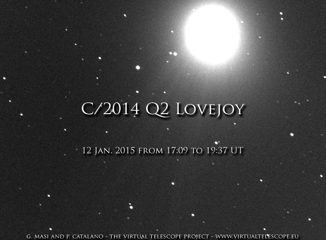 C/2014 Q2 Lovejoy: 12 Jan. 2014  - click for the movie