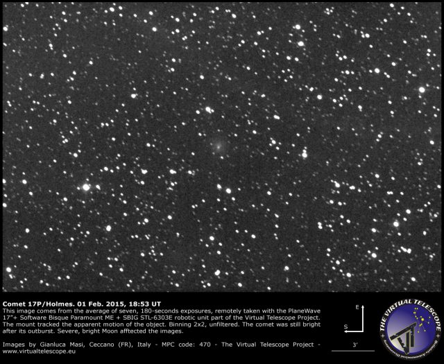 Comet 17P/Holmes: 01 Feb. 2015