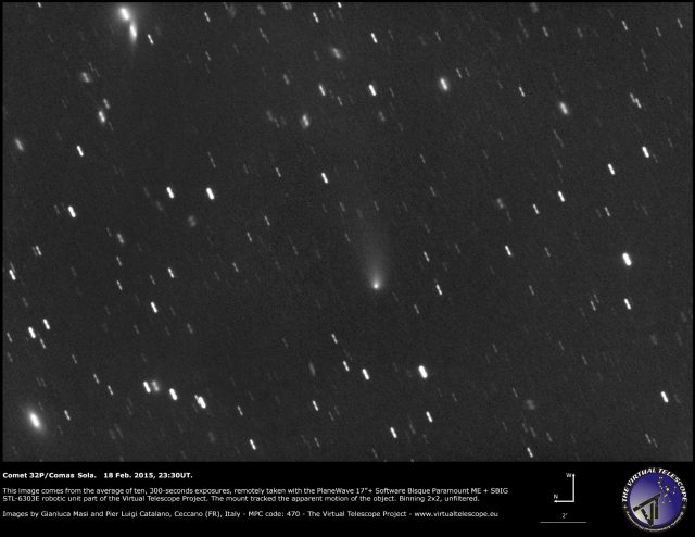 Comet 32P Comas Sola: 18 Feb. 2015
