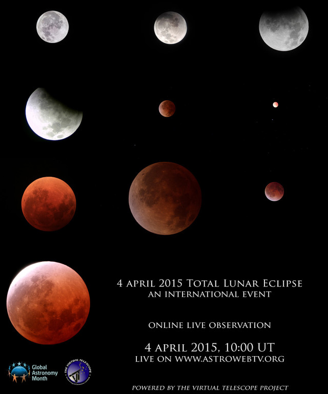 4 April 2015 Total Lunar Eclipse: poster