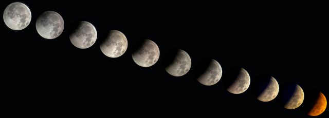 4 April 2015 lunar eclipse: a wonderful composition showing the full coverage from Florida, USA  (Gary Varney)